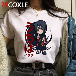 Naruto Summer Harajuku Cool Tshirt Unisex 90s T Shirt Japanese Anime Funny Cartoon T-shirt Streetwear Hip Hop Top Tees Male