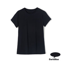 High Quality 18 Color S-3XL Plain T Shirt Women Cotton Elastic Basic T-shirts Female Casual Tops Short Sleeve T-shirt Women 002