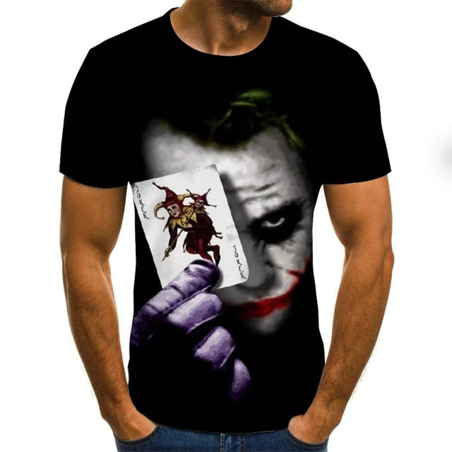 Popular Riding a Motorcycle Jack 3D Print t shirt Men Women tshirt Summer Casual Short Sleeve O-neck Streetwear Tops&Tees