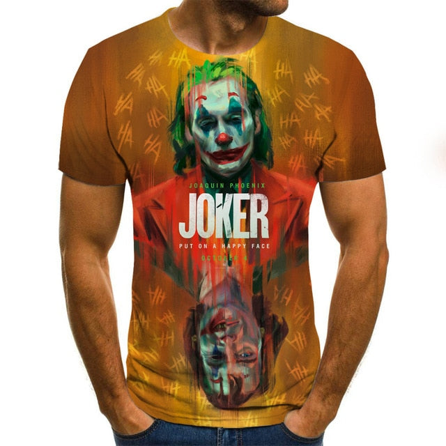 Popular Riding a Motorcycle Jack 3D Print t shirt Men Women tshirt Summer Casual Short Sleeve O-neck Streetwear Tops&Tees
