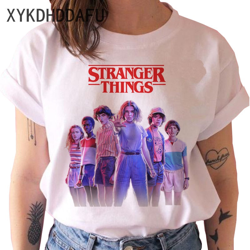 Stranger Things Season 3 T Shirt Men/women Upside Down Eleven Tshirt Male Graphic T-shirt Top Tee Shirts Funny Clothing Harajuku