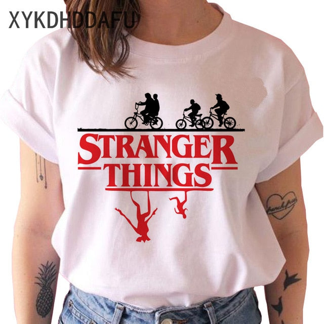 Stranger Things Season 3 T Shirt Men/women Upside Down Eleven Tshirt Male Graphic T-shirt Top Tee Shirts Funny Clothing Harajuku