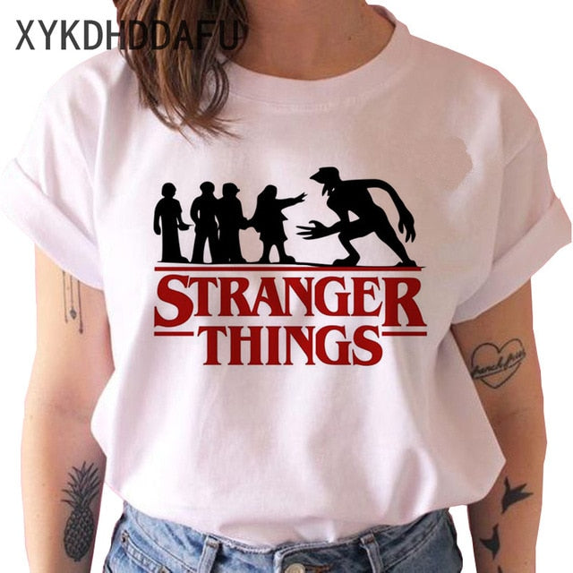 Stranger Things Season 3 T Shirt Men/women Upside Down Eleven Tshirt Male Graphic T-shirt Top Tee Shirts Funny Clothing Harajuku
