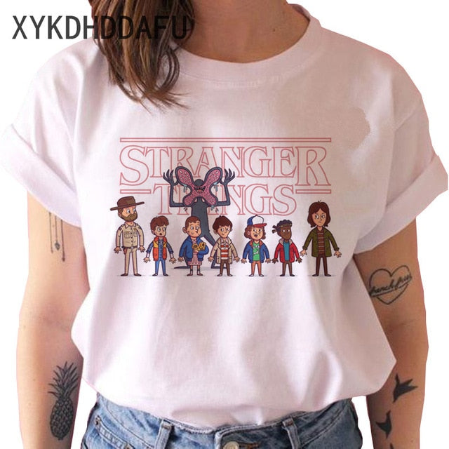 Stranger Things Season 3 T Shirt Men/women Upside Down Eleven Tshirt Male Graphic T-shirt Top Tee Shirts Funny Clothing Harajuku