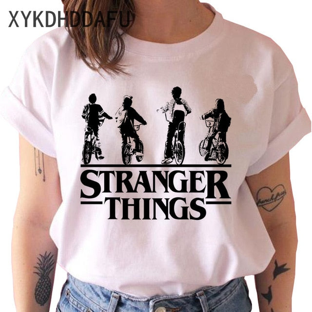 Stranger Things Season 3 T Shirt Men/women Upside Down Eleven Tshirt Male Graphic T-shirt Top Tee Shirts Funny Clothing Harajuku