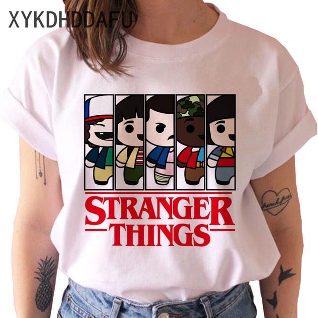 Stranger Things Season 3 T Shirt Men/women Upside Down Eleven Tshirt Male Graphic T-shirt Top Tee Shirts Funny Clothing Harajuku