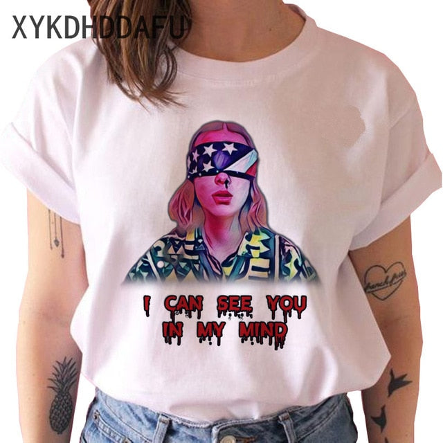 Stranger Things Season 3 T Shirt Men/women Upside Down Eleven Tshirt Male Graphic T-shirt Top Tee Shirts Funny Clothing Harajuku