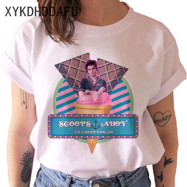 Stranger Things Season 3 T Shirt Men/women Upside Down Eleven Tshirt Male Graphic T-shirt Top Tee Shirts Funny Clothing Harajuku