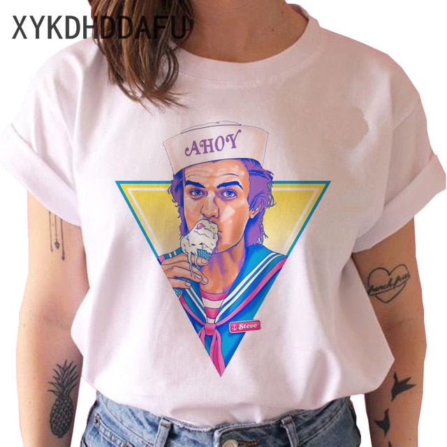 Stranger Things Season 3 T Shirt Men/women Upside Down Eleven Tshirt Male Graphic T-shirt Top Tee Shirts Funny Clothing Harajuku