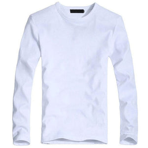 2020 Elastic Mens T-Shirt V-Neck Long Sleeve Men T Shirt For Male Lycra And Cotton T-Shirts Man Clothing TShirt Brand Tees