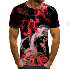 Ink style men's T-shirt 3D creative cloud graphic T-shirt summer casual tops fashion round neck shirt plus size streetwear