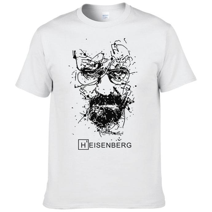 2017 New Fashion Breaking Bad T Shirts Men Heisenberg Camisetas Hombre Men Cool Tee Shirt Tops Short Sleeve Cotton T-shirts #191