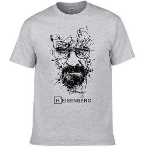 2017 New Fashion Breaking Bad T Shirts Men Heisenberg Camisetas Hombre Men Cool Tee Shirt Tops Short Sleeve Cotton T-shirts #191