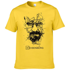 2017 New Fashion Breaking Bad T Shirts Men Heisenberg Camisetas Hombre Men Cool Tee Shirt Tops Short Sleeve Cotton T-shirts #191