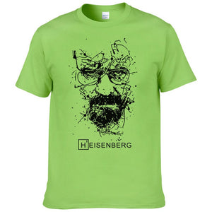 2017 New Fashion Breaking Bad T Shirts Men Heisenberg Camisetas Hombre Men Cool Tee Shirt Tops Short Sleeve Cotton T-shirts #191