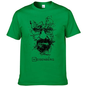 2017 New Fashion Breaking Bad T Shirts Men Heisenberg Camisetas Hombre Men Cool Tee Shirt Tops Short Sleeve Cotton T-shirts #191