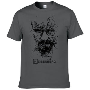 2017 New Fashion Breaking Bad T Shirts Men Heisenberg Camisetas Hombre Men Cool Tee Shirt Tops Short Sleeve Cotton T-shirts #191