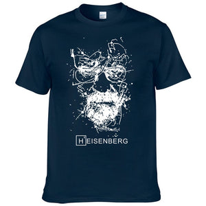 2017 New Fashion Breaking Bad T Shirts Men Heisenberg Camisetas Hombre Men Cool Tee Shirt Tops Short Sleeve Cotton T-shirts #191