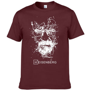 2017 New Fashion Breaking Bad T Shirts Men Heisenberg Camisetas Hombre Men Cool Tee Shirt Tops Short Sleeve Cotton T-shirts #191