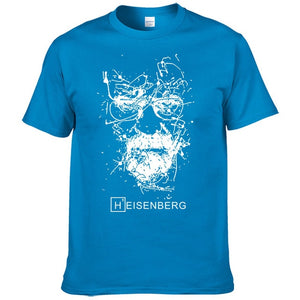 2017 New Fashion Breaking Bad T Shirts Men Heisenberg Camisetas Hombre Men Cool Tee Shirt Tops Short Sleeve Cotton T-shirts #191