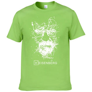 2017 New Fashion Breaking Bad T Shirts Men Heisenberg Camisetas Hombre Men Cool Tee Shirt Tops Short Sleeve Cotton T-shirts #191