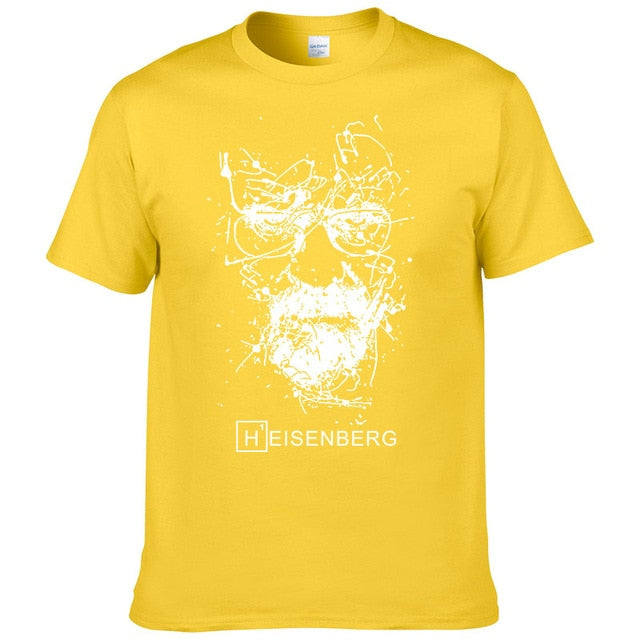 2017 New Fashion Breaking Bad T Shirts Men Heisenberg Camisetas Hombre Men Cool Tee Shirt Tops Short Sleeve Cotton T-shirts #191