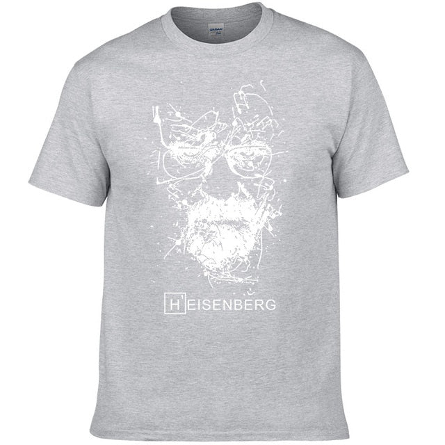 2017 New Fashion Breaking Bad T Shirts Men Heisenberg Camisetas Hombre Men Cool Tee Shirt Tops Short Sleeve Cotton T-shirts #191