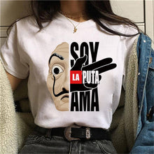 La Casa De Papel Tshirt Money Heist Tees TV Series T Shirt Women T Short Sleeve House of Paper Funny Female T-Shirt Tops