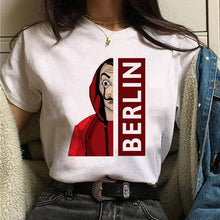 La Casa De Papel Tshirt Money Heist Tees TV Series T Shirt Women T Short Sleeve House of Paper Funny Female T-Shirt Tops