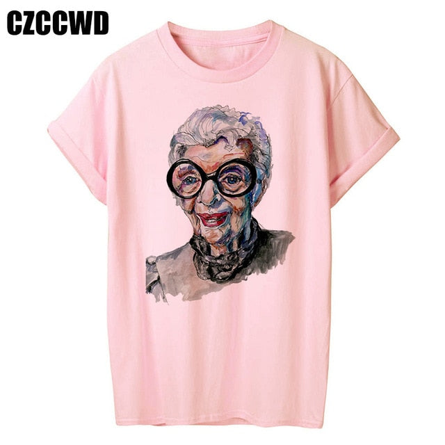 Yellow Plus Size T-shirt Women Summer Vogue Print Lady Casual T Shirt Tops Harajuku Streetwear Short Sleeve O-Neck Tees Tshirt