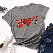 Fashion T Shirt Woman 2020 Tops Tshirt Leopard Peace Love Coffee Streetwear Casual O-neck T-shirt Summer Female Tee Shirts Women