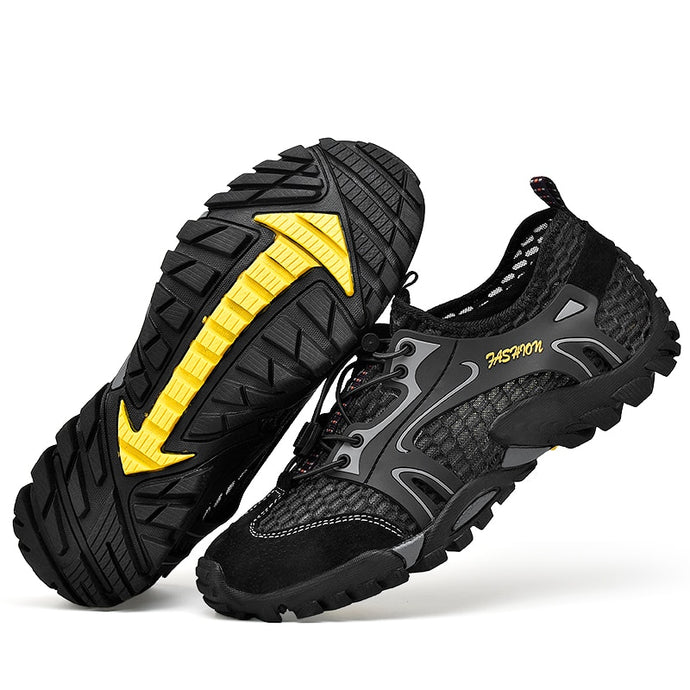 Men Aqua Shoes Trekking Hiking Shoes Breathable Elastic Quick Dry Upstream Socks Soft Non-slip Comfortable Diving Water Sneakers