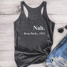 Equal Rights Slogan Women T Shirt Nah.Rosa Parks,1955 Letter Printed Tshrits Short Sleeve Hipster Streetwear Graphic Tees Tops