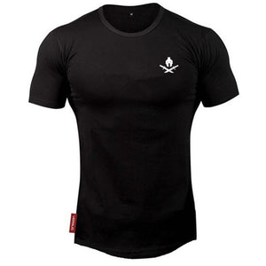 2020 New brand Clothing fitness Running t shirt men O-neck t-shirt cotton bodybuilding Sport shirts tops gym men t shirt