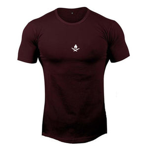 2020 New brand Clothing fitness Running t shirt men O-neck t-shirt cotton bodybuilding Sport shirts tops gym men t shirt