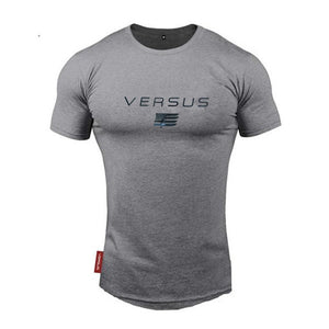 2020 New brand Clothing fitness Running t shirt men O-neck t-shirt cotton bodybuilding Sport shirts tops gym men t shirt