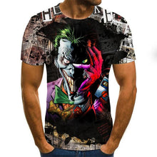 2020 Mens horror T shirts Fashion New Summer Men's Short Sleeve T-shirt Casual 3D Zombie Print Rock Tshirt For Man Full Printed