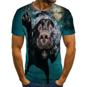 New Summer T shirt Men Streetwear Funny sheep Short Sleeve Tees Tops Animal Male Clothes Casual 3D Print Tshirt