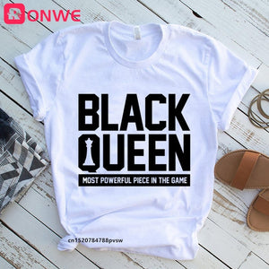 I Am A Strong Melanin Queen t shirt Women Clothes African Black Girl History Month Female T-shirt Melanin Tee Shirt,Drop Ship