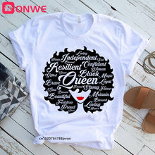 I Am A Strong Melanin Queen t shirt Women Clothes African Black Girl History Month Female T-shirt Melanin Tee Shirt,Drop Ship