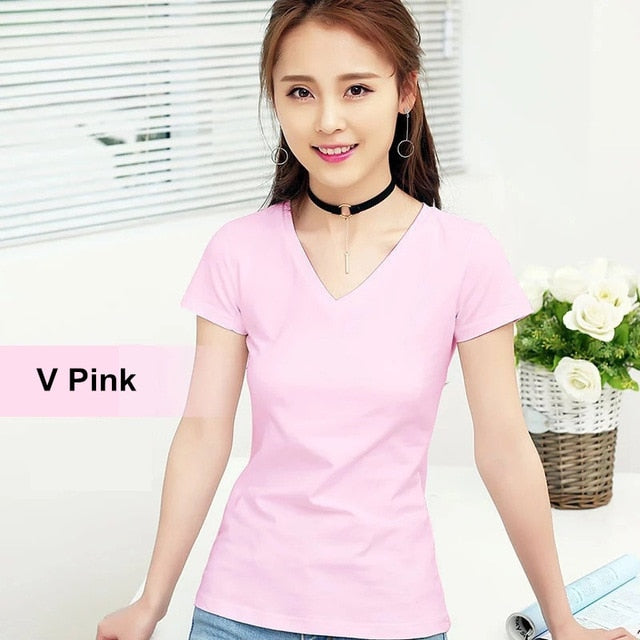 MRMT 2020 Brand New Womens 95% Cotton T-Shirt Pure Color Short Sleeve Women T shirt For Female Slim Tops Woman T shirts Clothing