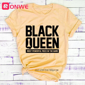 I Am A Strong Melanin Queen t shirt Women Clothes African Black Girl History Month Female T-shirt Melanin Tee Shirt,Drop Ship