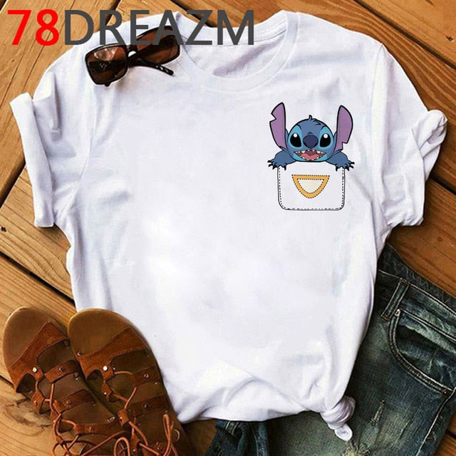 Kawaii Cartoon T Shirt Women Summer Tops Funny Harajuku T-shirt Cute Anime Graphic Tees Plus Size Unisex Tshirt Female