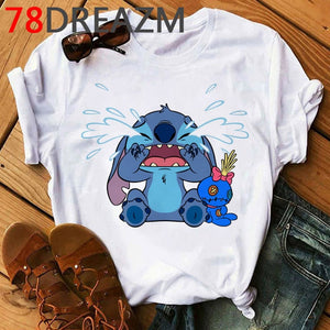 Kawaii Cartoon T Shirt Women Summer Tops Funny Harajuku T-shirt Cute Anime Graphic Tees Plus Size Unisex Tshirt Female