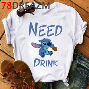 Kawaii Cartoon T Shirt Women Summer Tops Funny Harajuku T-shirt Cute Anime Graphic Tees Plus Size Unisex Tshirt Female