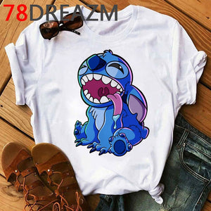 Kawaii Cartoon T Shirt Women Summer Tops Funny Harajuku T-shirt Cute Anime Graphic Tees Plus Size Unisex Tshirt Female