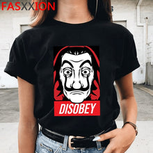 Money Heist Tshirt women/Men La Casa De Papel Harajuku T-shirt House of Paper Graphic Tshirt Bella Ciao Hip Hop Top Tees Male