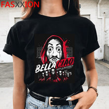 Money Heist Tshirt women/Men La Casa De Papel Harajuku T-shirt House of Paper Graphic Tshirt Bella Ciao Hip Hop Top Tees Male