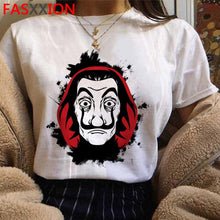 Money Heist Tshirt women/Men La Casa De Papel Harajuku T-shirt House of Paper Graphic Tshirt Bella Ciao Hip Hop Top Tees Male