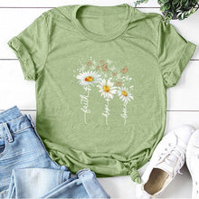 Chrysanthemum Butterfly Print Women T-shirt Short Sleeve Casual Summer T-shirt Femme Graphic Tee Shirt for Lady Ropa De Mujer